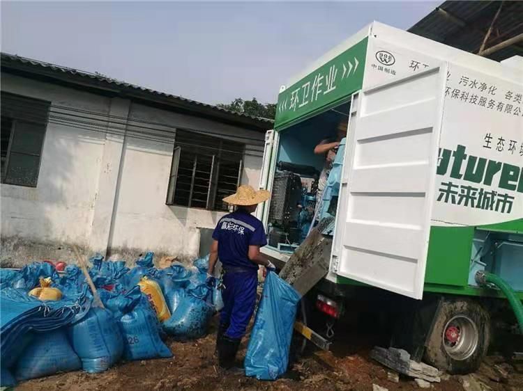 奎文工业污泥压干处理